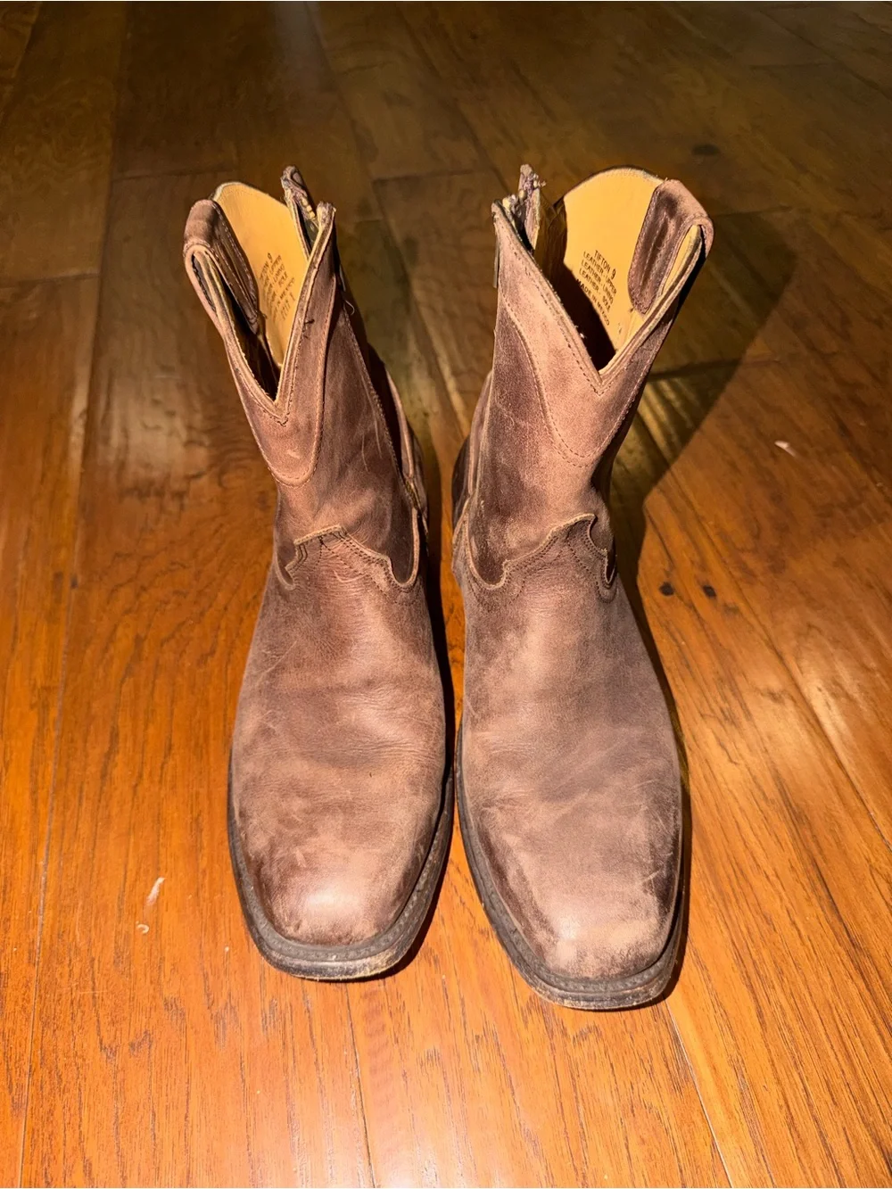 freebird Men's Brown Leather Pull-On Western Boots